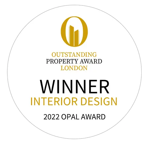 2022 OPAL Award London Winner Interior Design 獎章